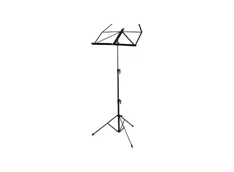 Notestativ, sort finish - sammenleggbart. 